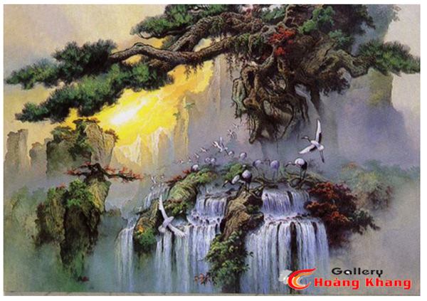 Tranh Núi - Nước - Phong Thuỷ